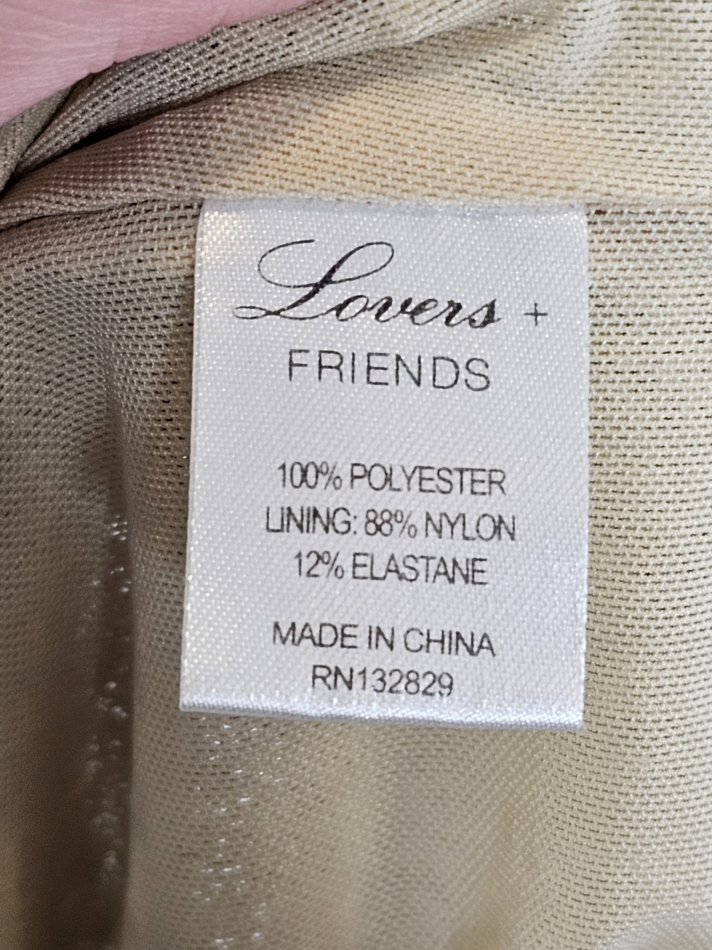 Lovers + Friends Gold Sequin Cowl Neck Waterfall Tank Sz XS - Picture 8 of 9
